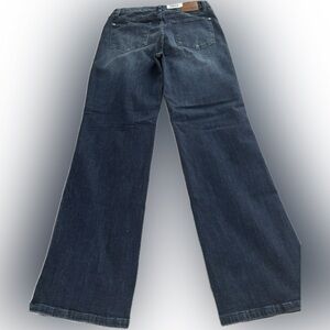 Judy Blue mid-rise straight leg dark denim